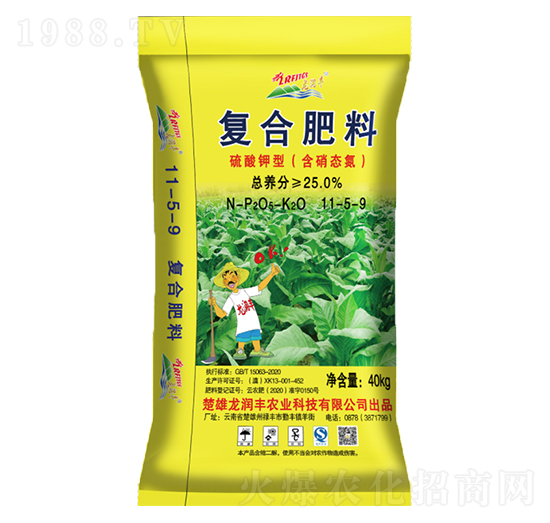 硫酸鉀型復(fù)合肥11-5-9-龍潤豐