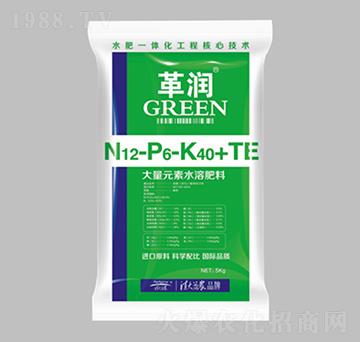 大量元素水溶肥料12-6-40+TE-革潤-清大益農